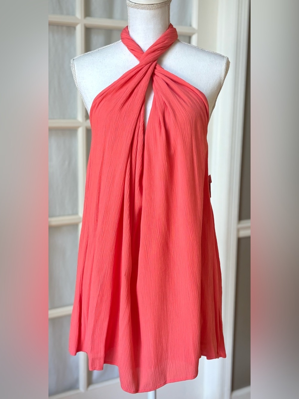 O’Neill NWT Coral Convertible Halter Mini Dress | Multi-Way Wear | Size M - Picture 5 of 13